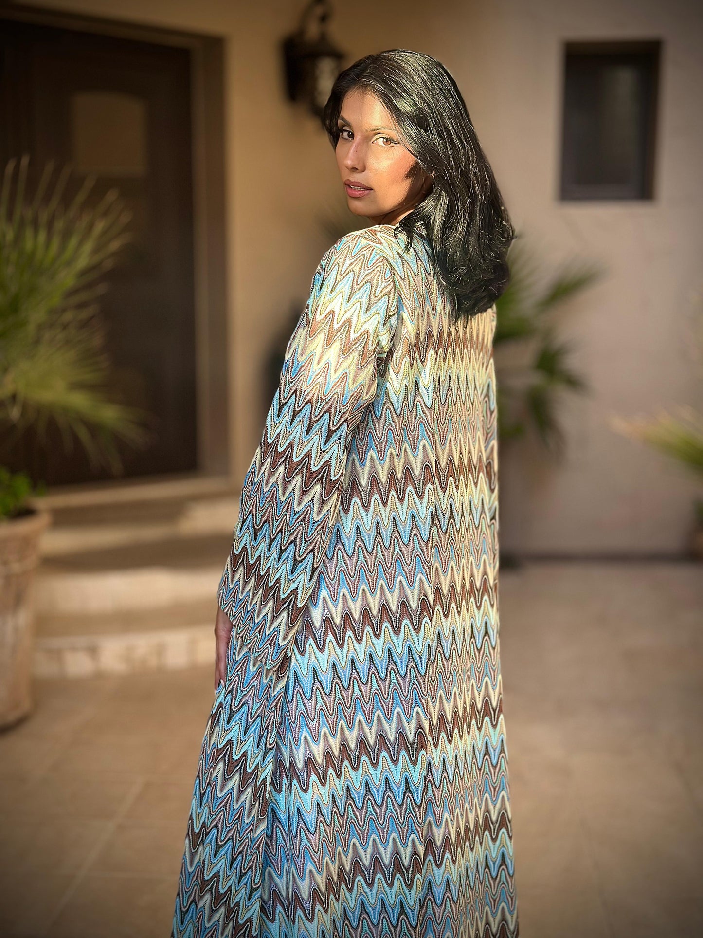 Desert Sands - blue/brown